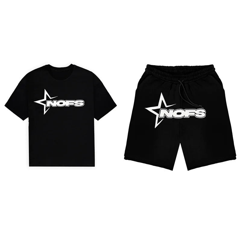 NOFS Sommer Set – Oversized T-Shirt & Shorts Streetwear Outfit