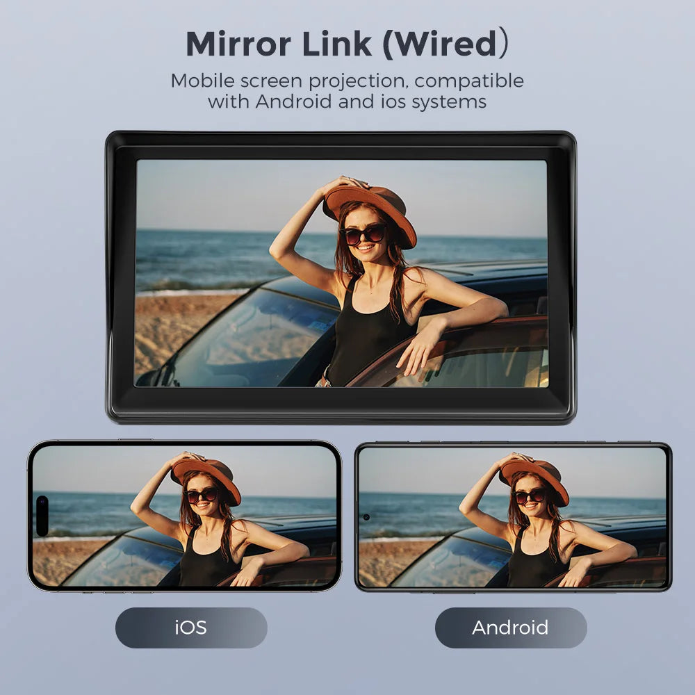 7 Zoll CarPlay Android Auto Display