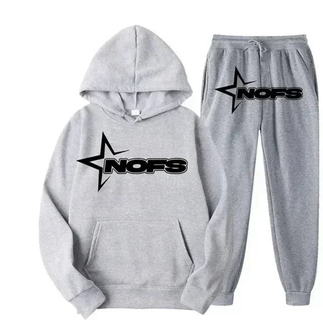 NOFS Streetwear Jogginganzug 2-teilig – Hoodie & Jogginghose Unisex