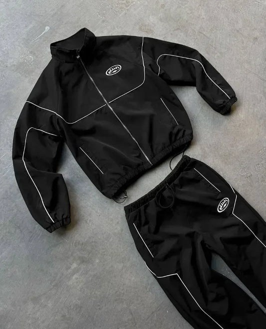 Oversized Jogginganzug mit Reflektierenden Nähten