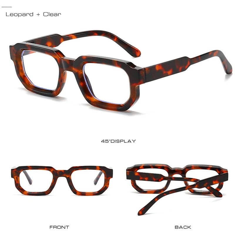 Retro Square Frame Glasses
