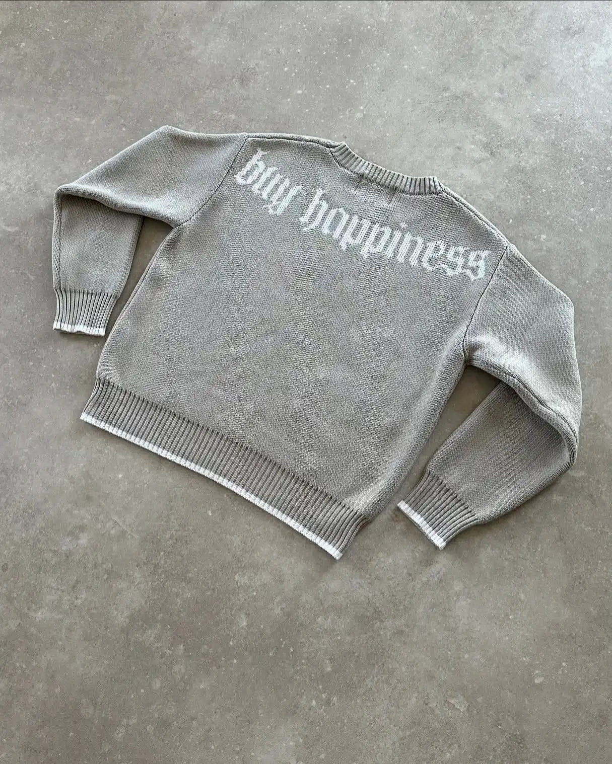 Oversized Pullover Grau $