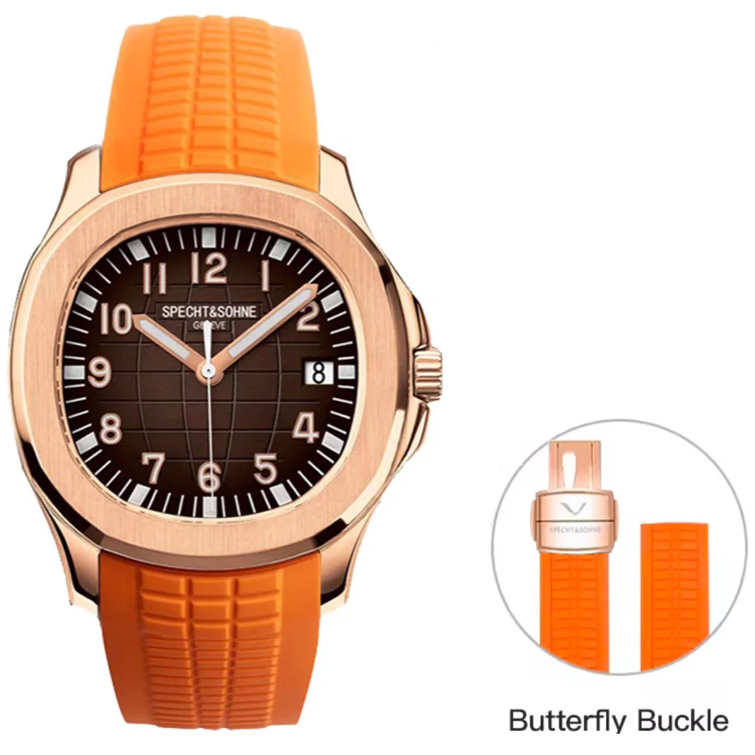 Herrenarmbanduhr Mit Silikonarmband – Sportlich & Elegant