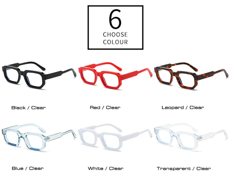 Retro Square Frame Glasses