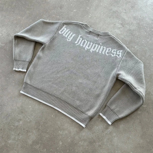 Oversized Pullover Grau $