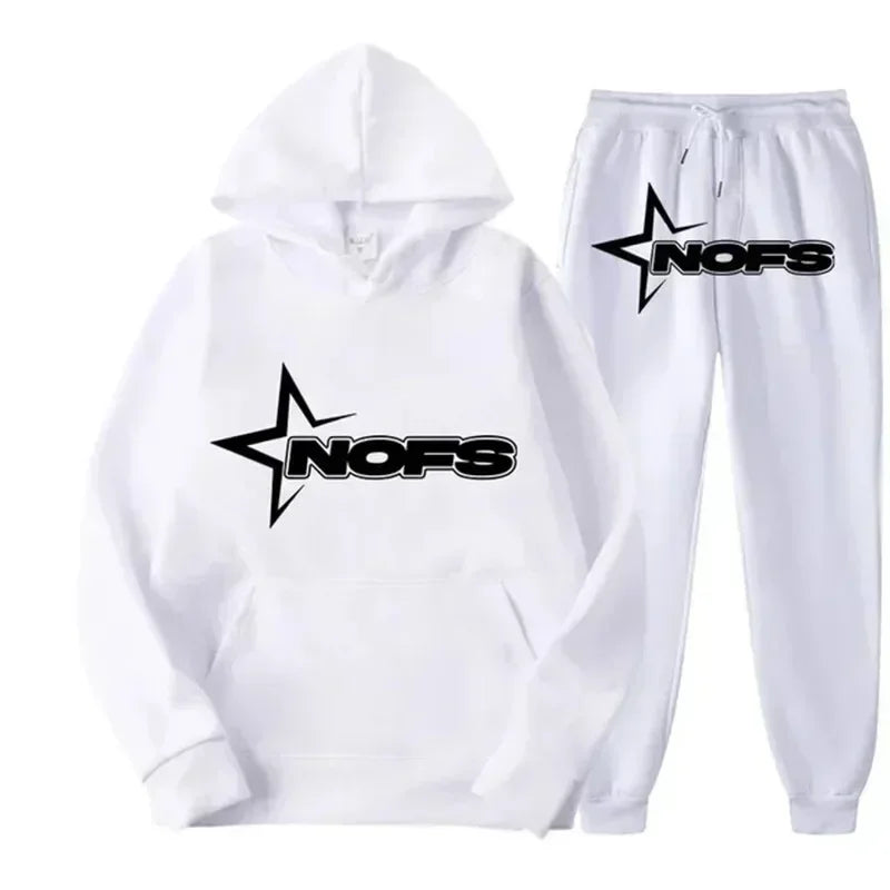 NOFS Streetwear Jogginganzug 2-teilig – Hoodie & Jogginghose Unisex