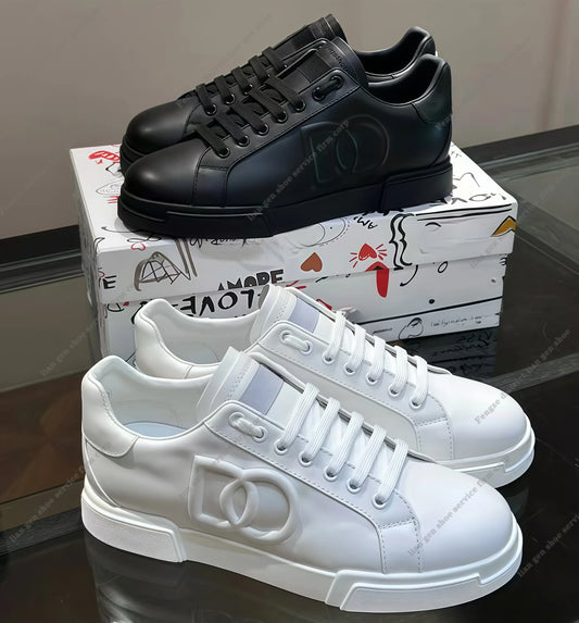 Dolce & Gabbana Portofino Sneaker – Schwarz & Weiß