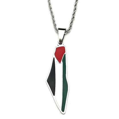 Palestine Halskette - Mit Land Symbol