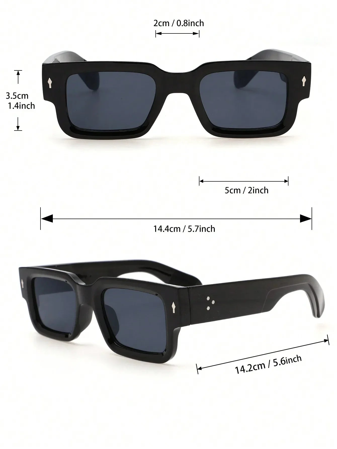 Retro Clear Lens Sunglasses