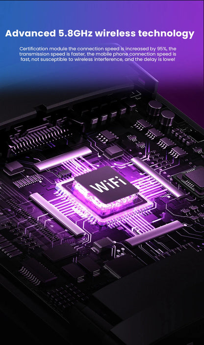 PLAYAIBOX Wireless CarPlay & Android Auto Adapter – Plug & Play WiFi Bluetooth Dongle für OEM-Systeme