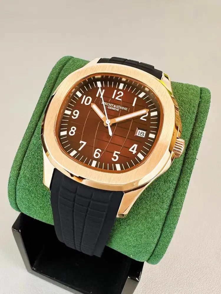 Herrenarmbanduhr Mit Silikonarmband – Sportlich & Elegant