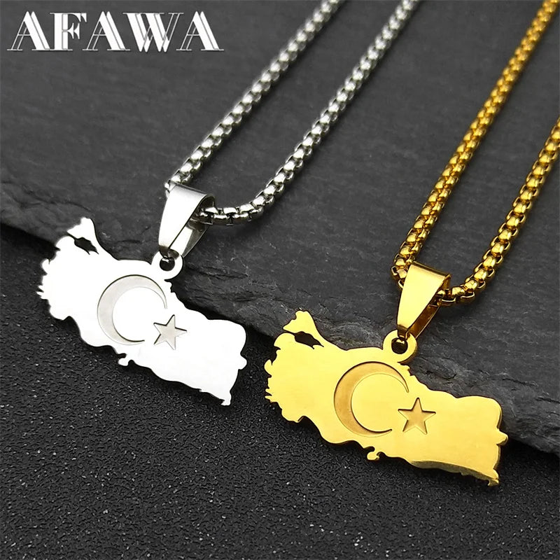 Turkey Halskette - Mit Land Symbol