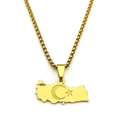 Turkey Halskette - Mit Land Symbol