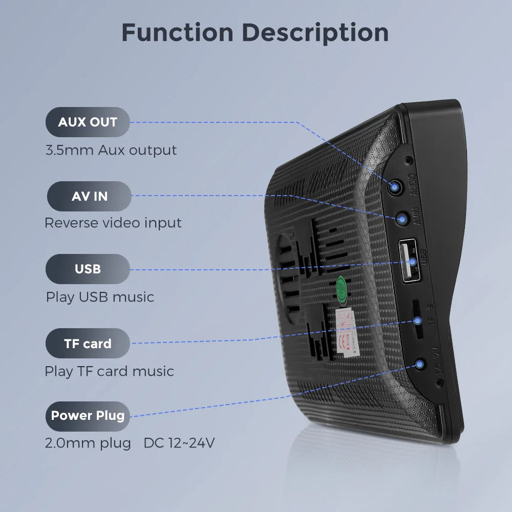 7 Zoll CarPlay Android Auto Display