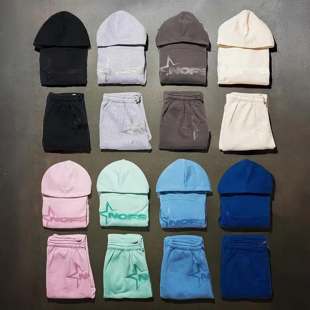 NOFS Tracksuit – Premium Oversized Trainingsanzug mit Star-Logo