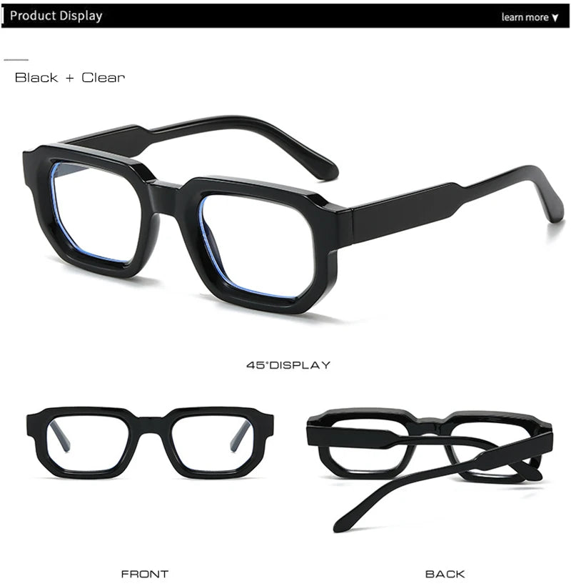 Retro Square Frame Glasses