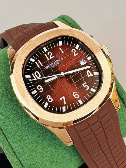 Herrenarmbanduhr Mit Silikonarmband – Sportlich & Elegant