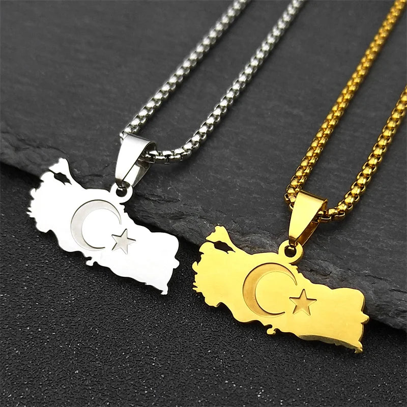 Turkey Halskette - Mit Land Symbol
