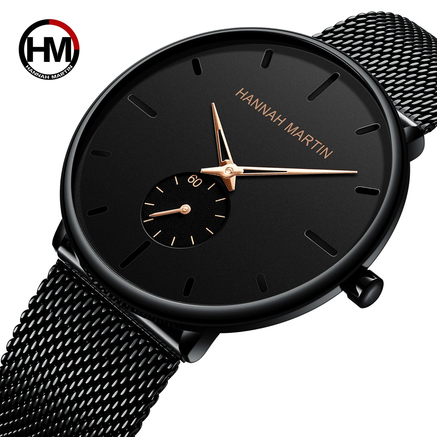 Minimal Chronograph – Luxus Mesh-Uhr für Herren & Damen