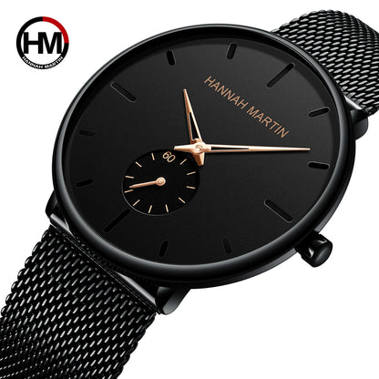 Minimal Chronograph – Luxus Mesh-Uhr für Herren & Damen