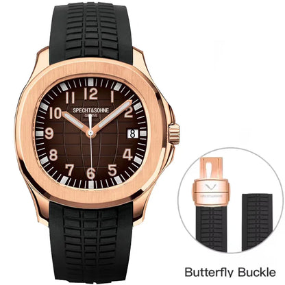 Herrenarmbanduhr Mit Silikonarmband – Sportlich & Elegant