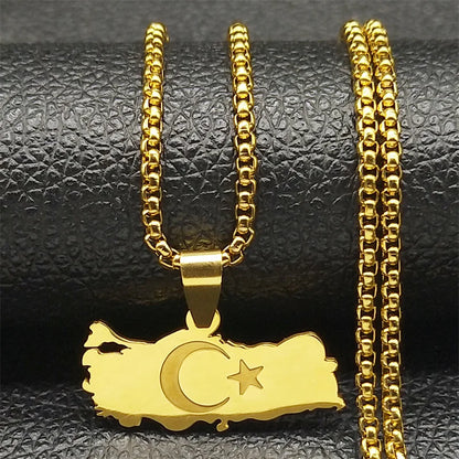 Turkey Halskette - Mit Land Symbol