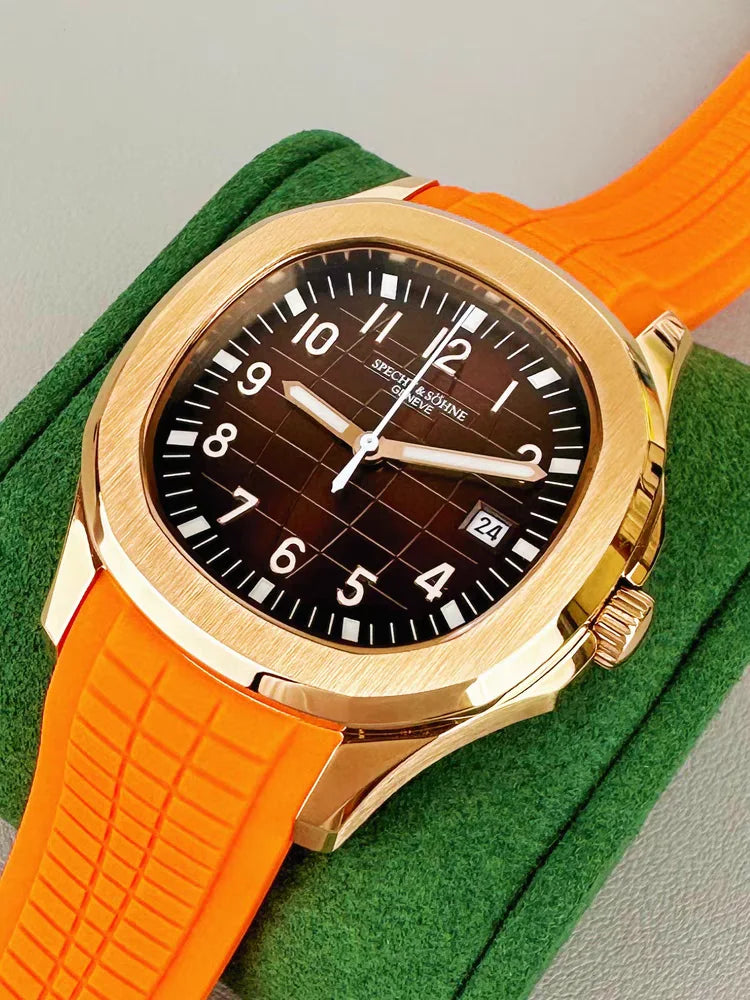 Herrenarmbanduhr Mit Silikonarmband – Sportlich & Elegant