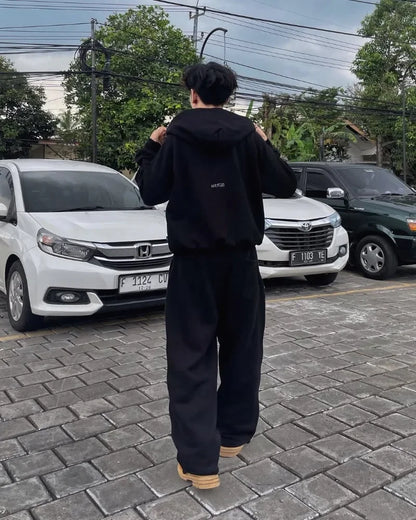 Graffiti Streetwear Jogginganzug – Oversized Set für Damen & Herren