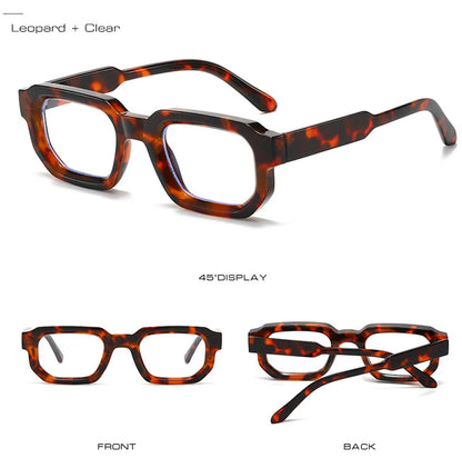 Retro Square Frame Glasses