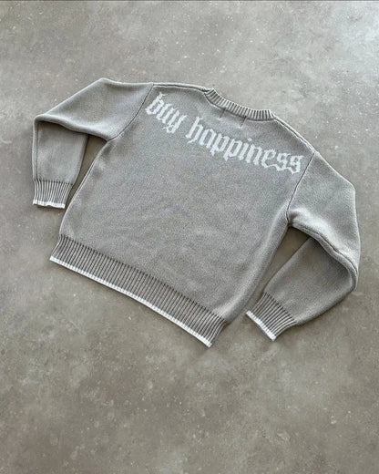 Oversized Pullover Grau $