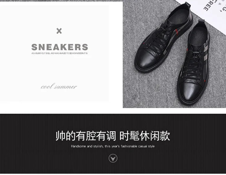 Luxus-Sneaker „Urban Check Black“ – Stil trifft Komfort