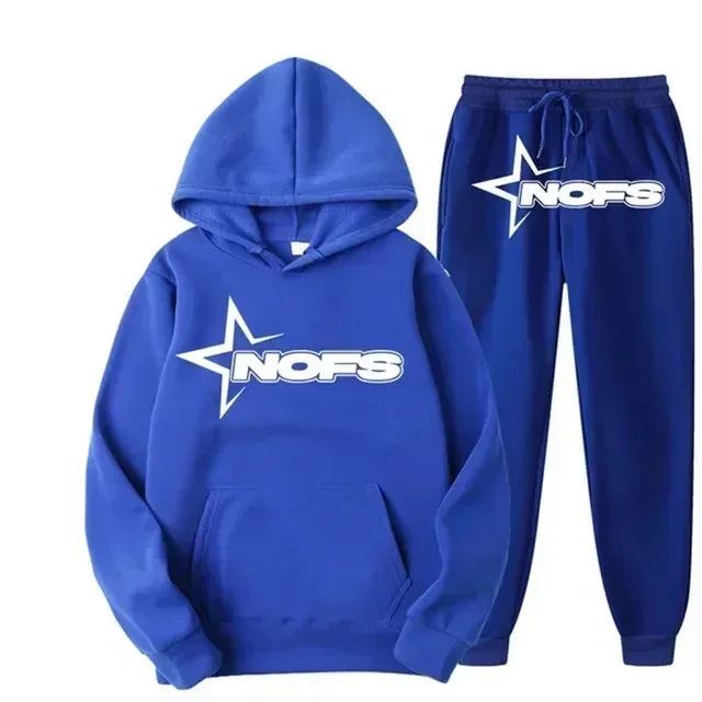 NOFS Streetwear Jogginganzug 2-teilig – Hoodie & Jogginghose Unisex
