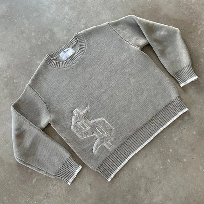 Oversized Pullover Grau $