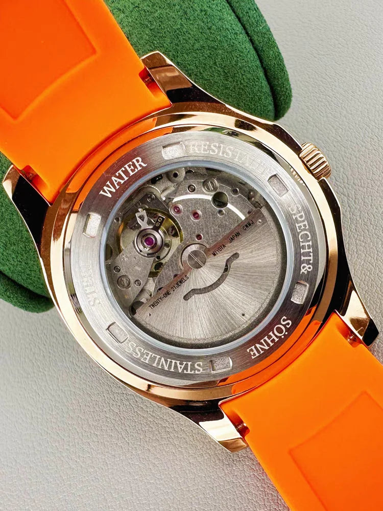 Herrenarmbanduhr Mit Silikonarmband – Sportlich & Elegant