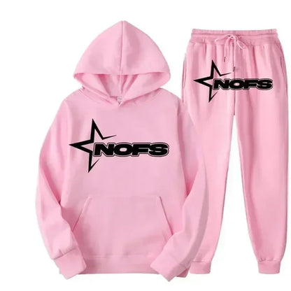 NOFS Streetwear Jogginganzug 2-teilig – Hoodie & Jogginghose Unisex