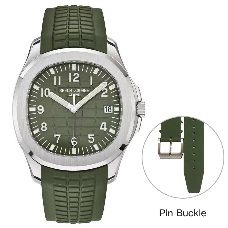 Herrenarmbanduhr Mit Silikonarmband – Sportlich & Elegant