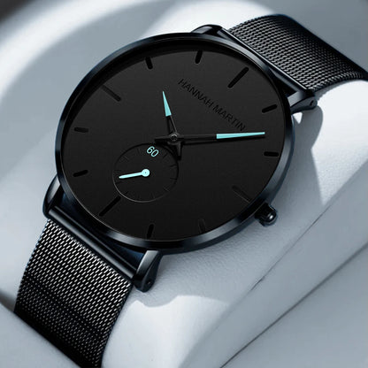 Minimal Chronograph – Luxus Mesh-Uhr für Herren & Damen