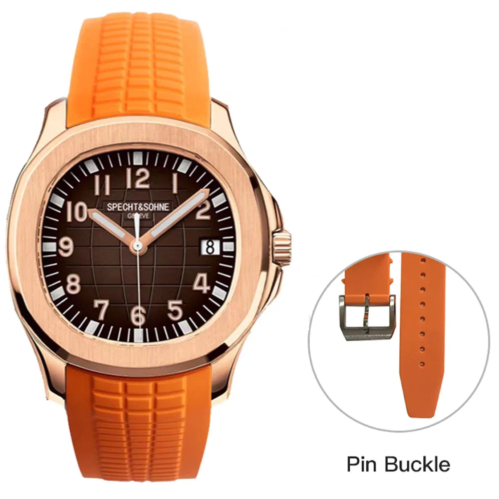 Herrenarmbanduhr Mit Silikonarmband – Sportlich & Elegant