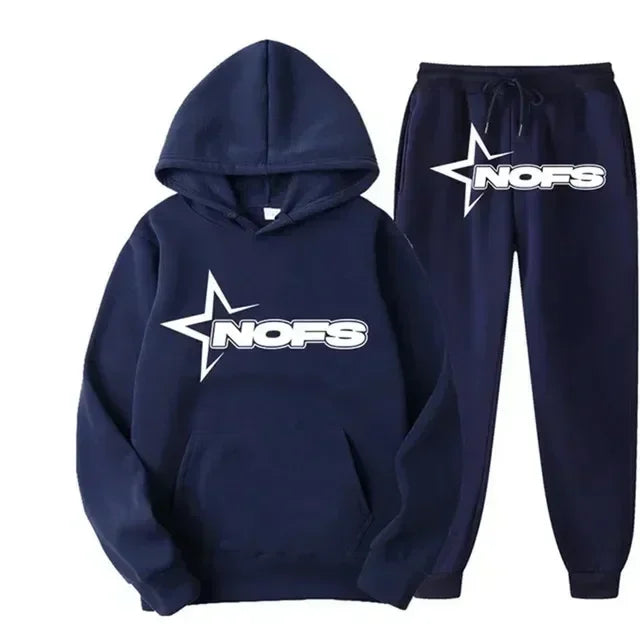 NOFS Streetwear Jogginganzug 2-teilig – Hoodie & Jogginghose Unisex