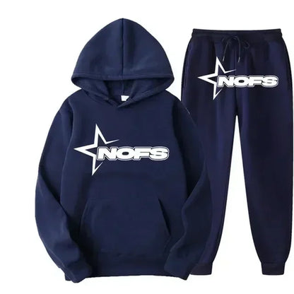 NOFS Streetwear Jogginganzug 2-teilig – Hoodie & Jogginghose Unisex