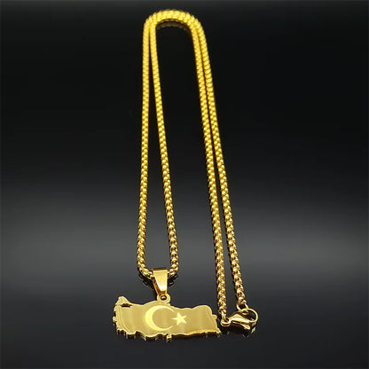 Turkey Halskette - Mit Land Symbol