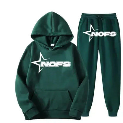NOFS Streetwear Jogginganzug 2-teilig – Hoodie & Jogginghose Unisex