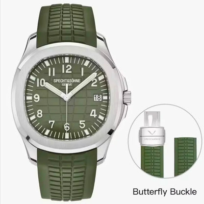 Herrenarmbanduhr Mit Silikonarmband – Sportlich & Elegant