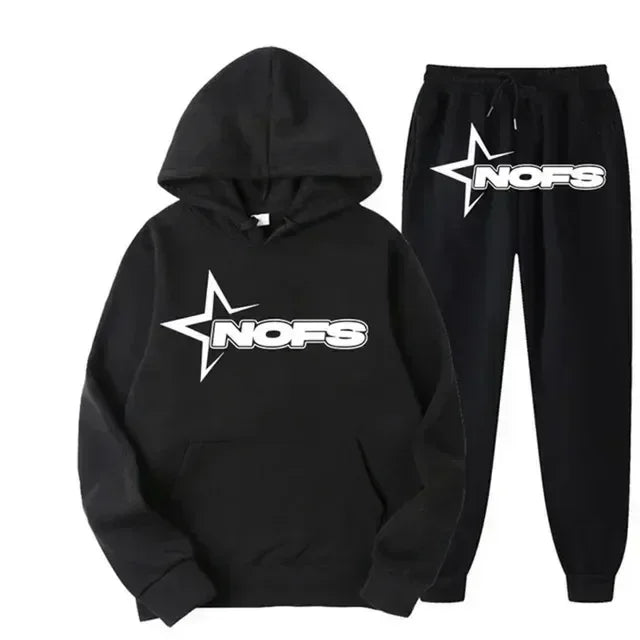 NOFS Streetwear Jogginganzug 2-teilig – Hoodie & Jogginghose Unisex