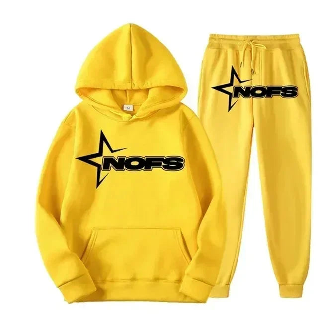 NOFS Streetwear Jogginganzug 2-teilig – Hoodie & Jogginghose Unisex