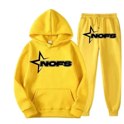 NOFS Streetwear Jogginganzug 2-teilig – Hoodie & Jogginghose Unisex
