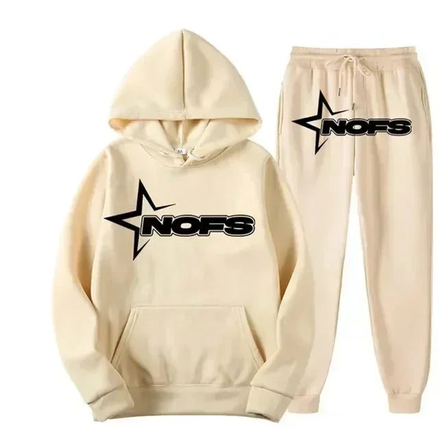 NOFS Streetwear Jogginganzug 2-teilig – Hoodie & Jogginghose Unisex