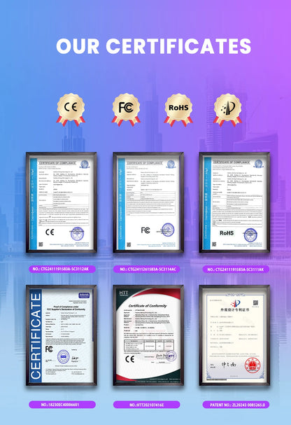 PLAYAIBOX Wireless CarPlay & Android Auto Adapter – Plug & Play WiFi Bluetooth Dongle für OEM-Systeme