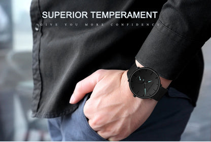 Minimal Chronograph – Luxus Mesh-Uhr für Herren & Damen