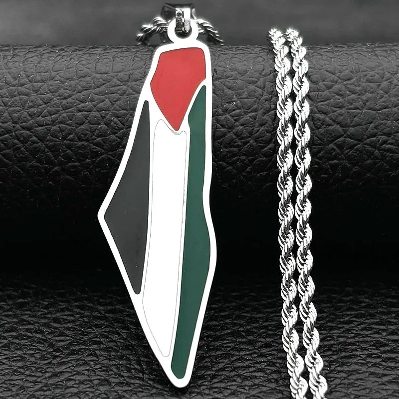 Palestine Halskette - Mit Land Symbol